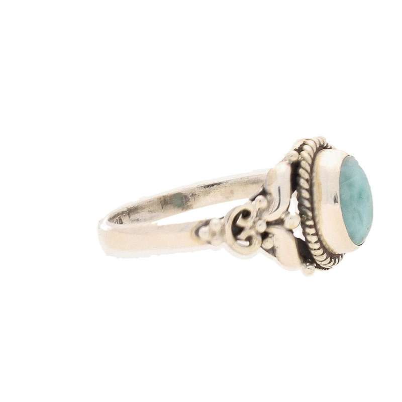Enduring Grace Sterling Silver Larimar Ring
