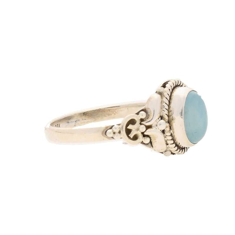 Enduring Grace Sterling Silver Larimar Ring