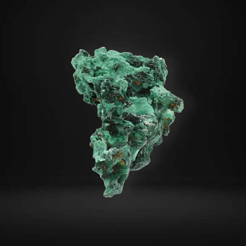 Fibrous Malachite from Miringi Mine