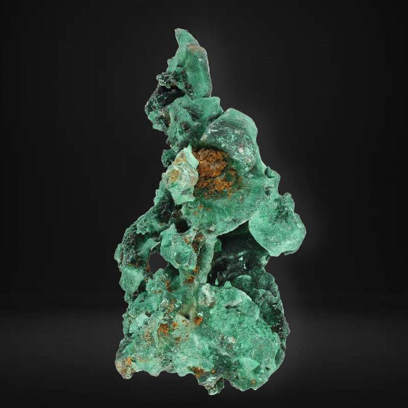 Fibrous Malachite from Miringi Mine