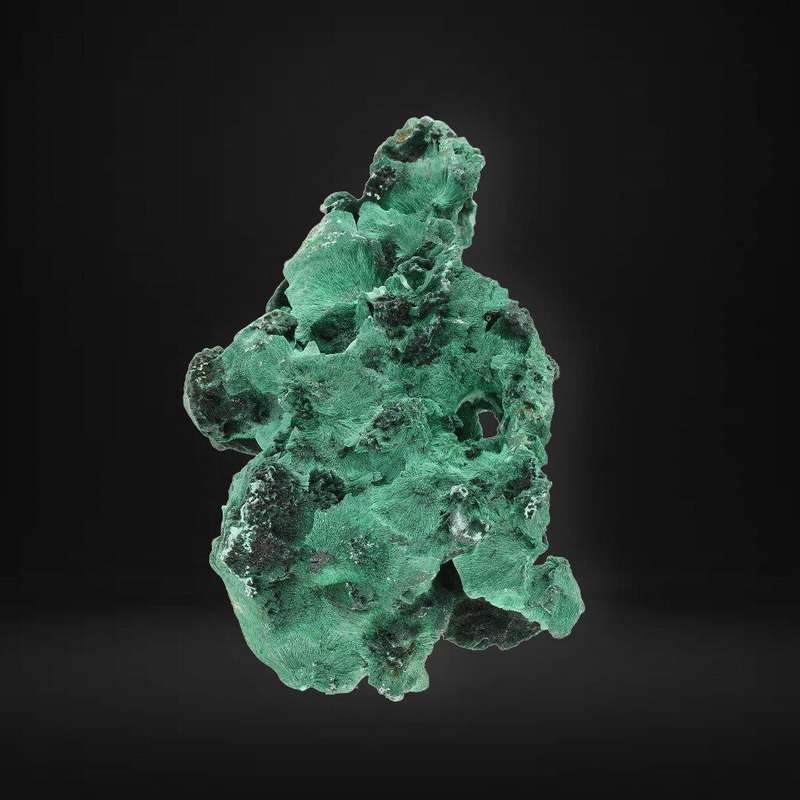 Fibrous Malachite from Miringi Mine