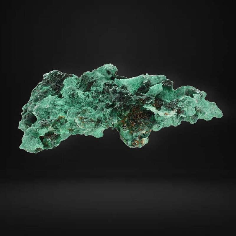 Fibrous Malachite from Miringi Mine