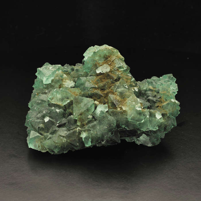 Fluorite Octahedra Cluster (Riemvasmaak)