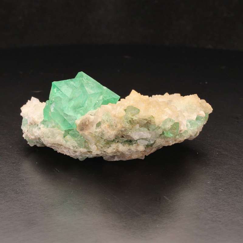 Rare Riemvasmaak Fluorite with Quartz Specimen