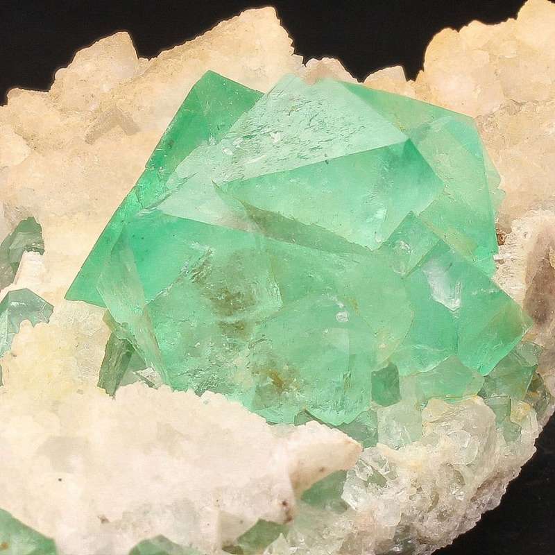 Rare Riemvasmaak Fluorite with Quartz Specimen