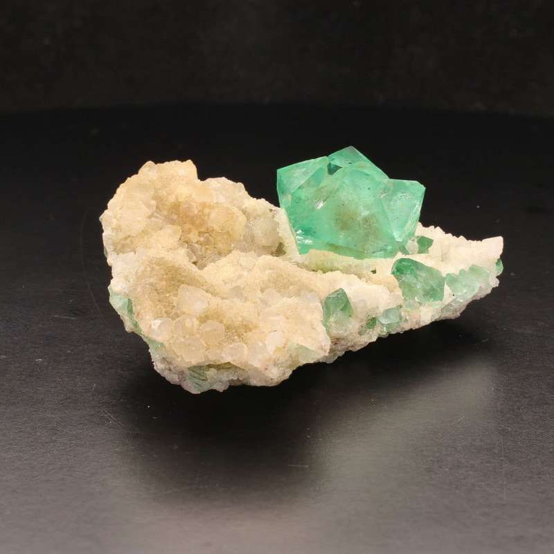 Rare Riemvasmaak Fluorite with Quartz Specimen