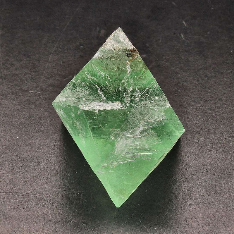 Riemvasmaak Green Fluorite Octahedron
