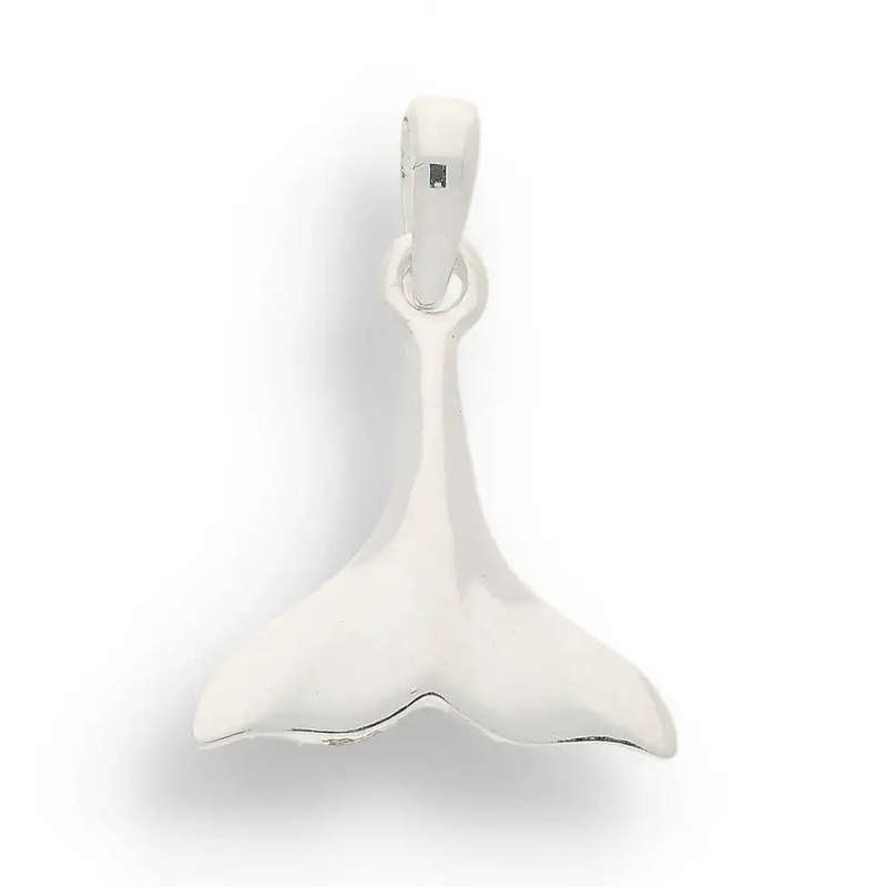Mermaid Vibes: The Perfect Sterling Silver Whale Tail Necklace.