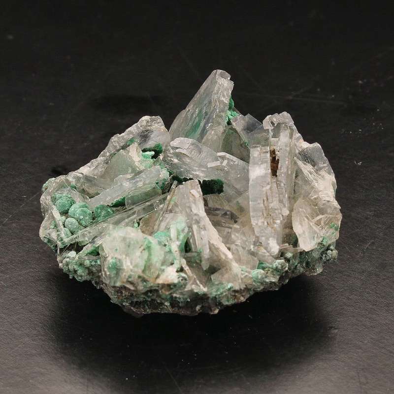 Miniature Baryte and Malachite