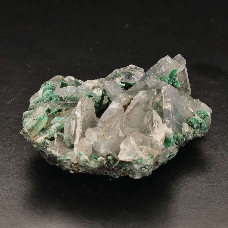 Miniature Baryte and Malachite