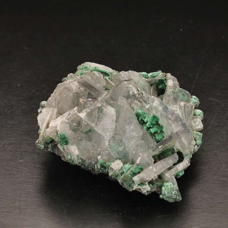 Miniature Baryte and Malachite