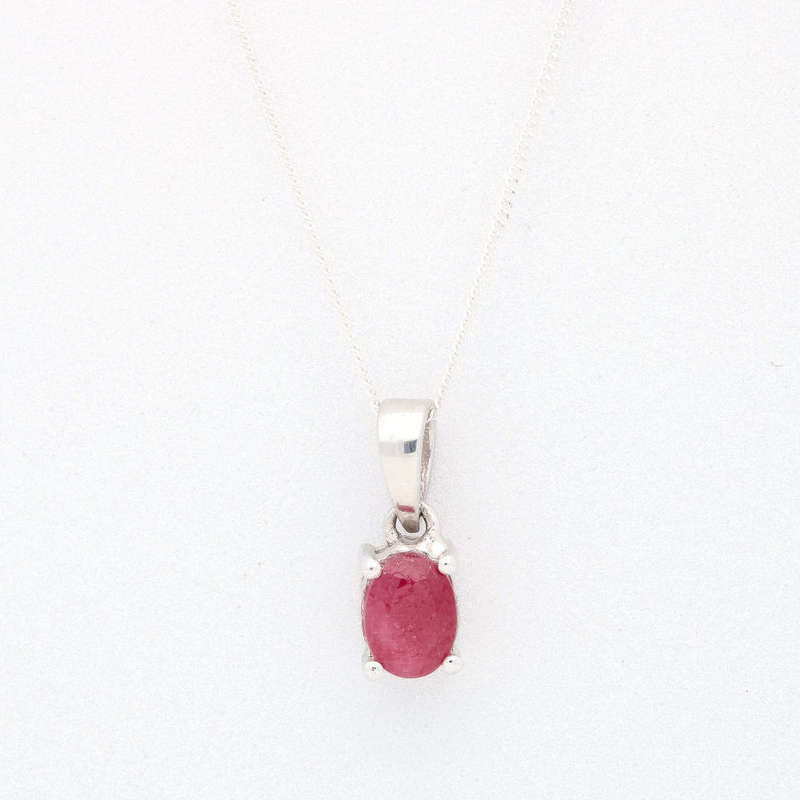 Natural Ruby Necklace