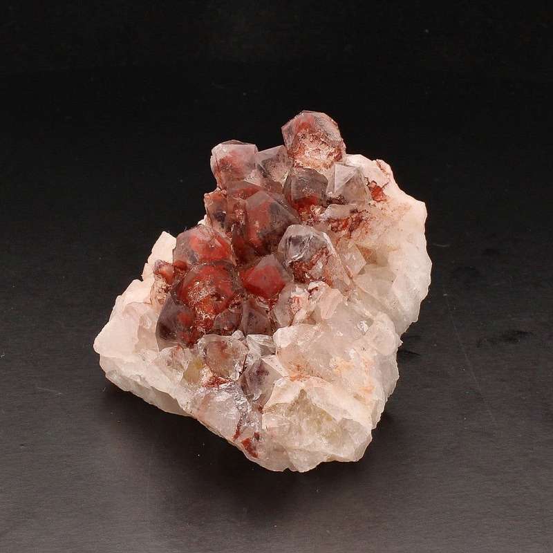 Orange River Hematite Quartz Cluster