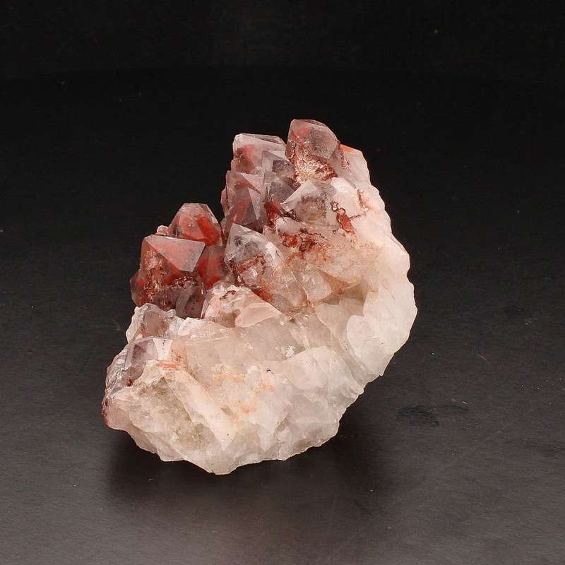 Orange River Hematite Quartz Cluster
