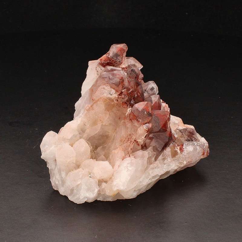 Orange River Hematite Quartz Cluster
