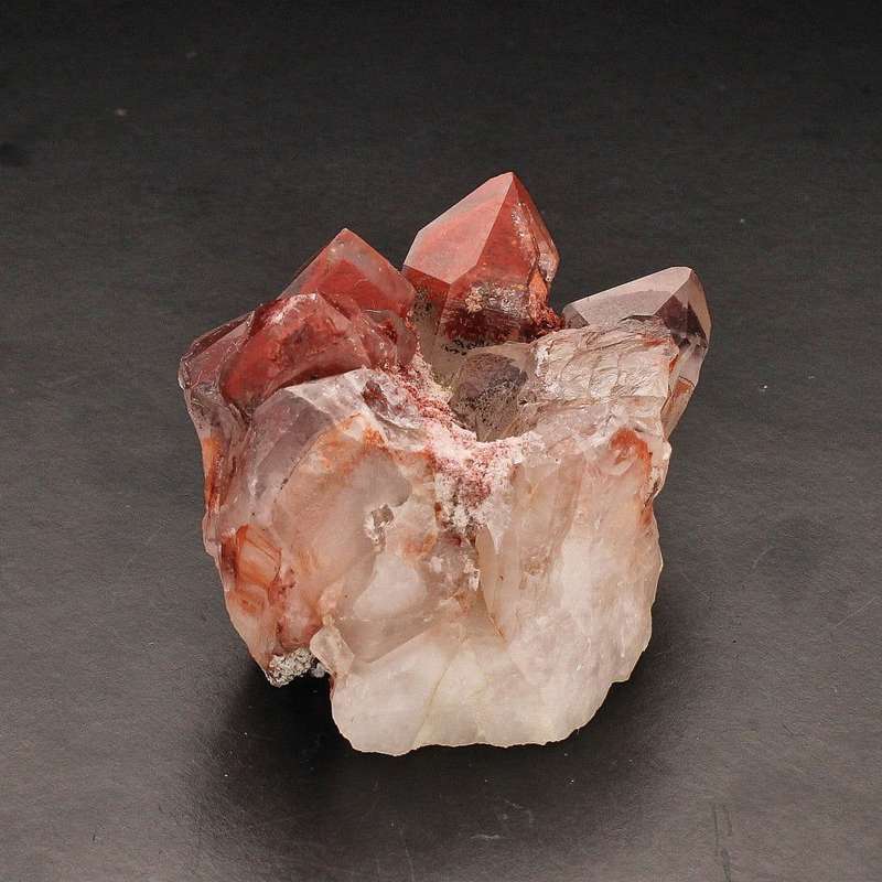 Orange River Phantom Quartz Crystal Small Cluster