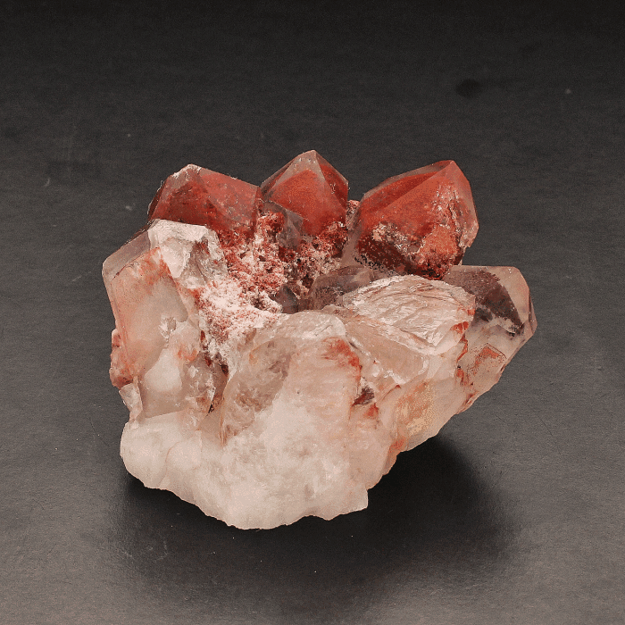 Orange River Phantom Quartz Crystal Small Cluster