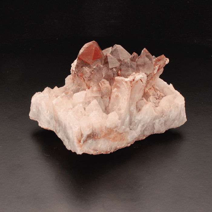 Rare Hematite Orange River Quartz