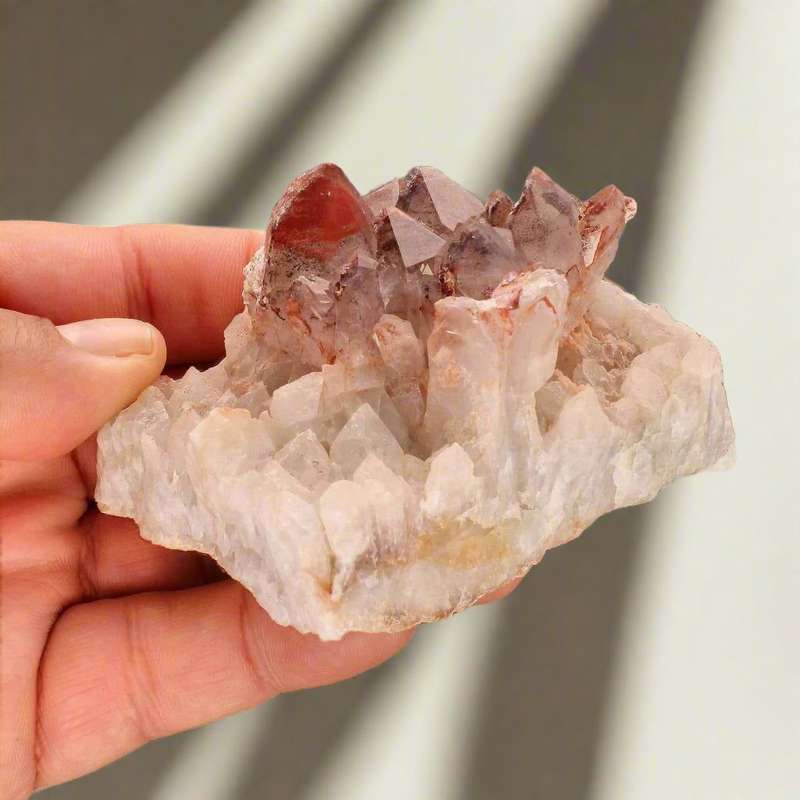 Rare Hematite Orange River Quartz