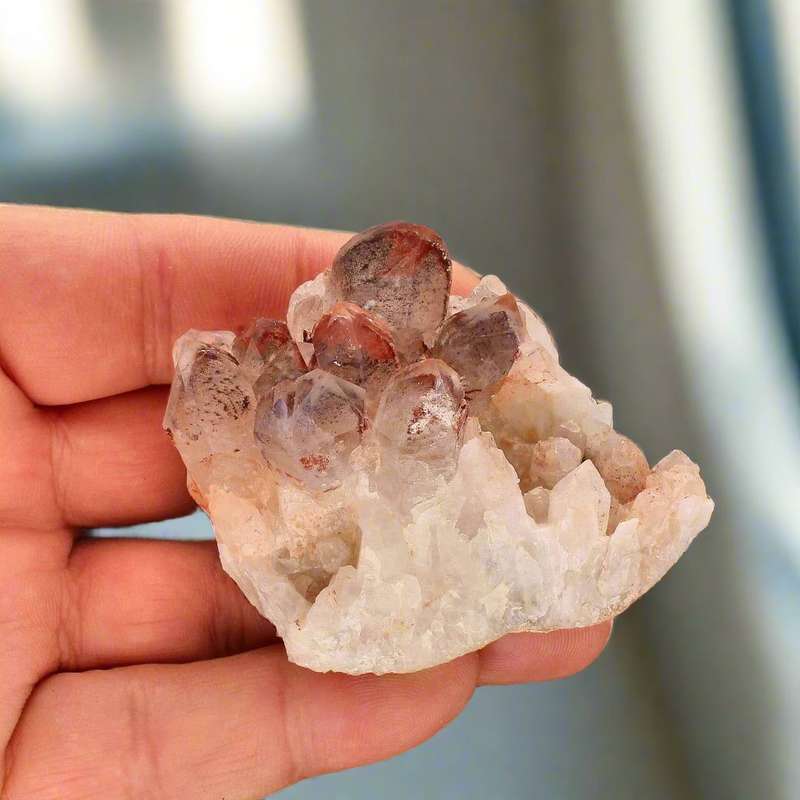 Orange River Quartz with Hematite
