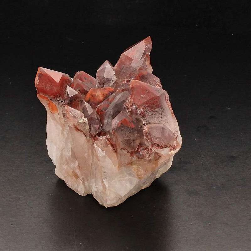 Hematite-Enriched Orange River Quartz