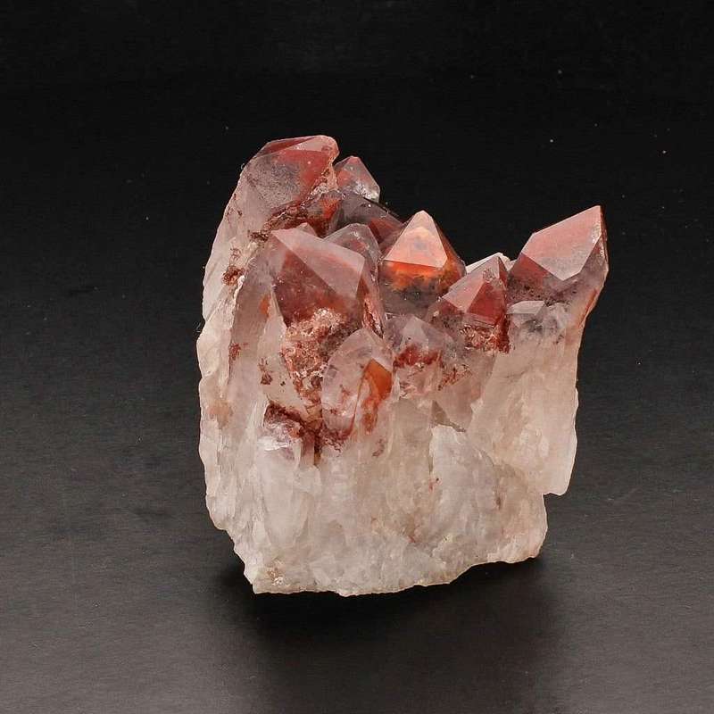Hematite-Enriched Orange River Quartz