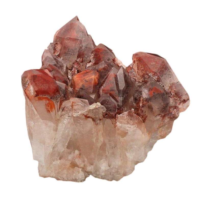 Hematite-Enriched Orange River Quartz