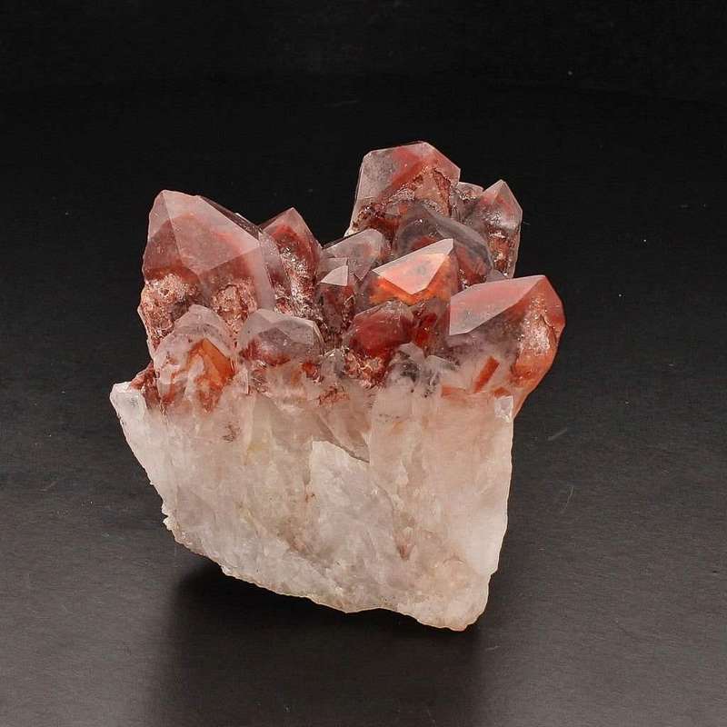 Hematite-Enriched Orange River Quartz
