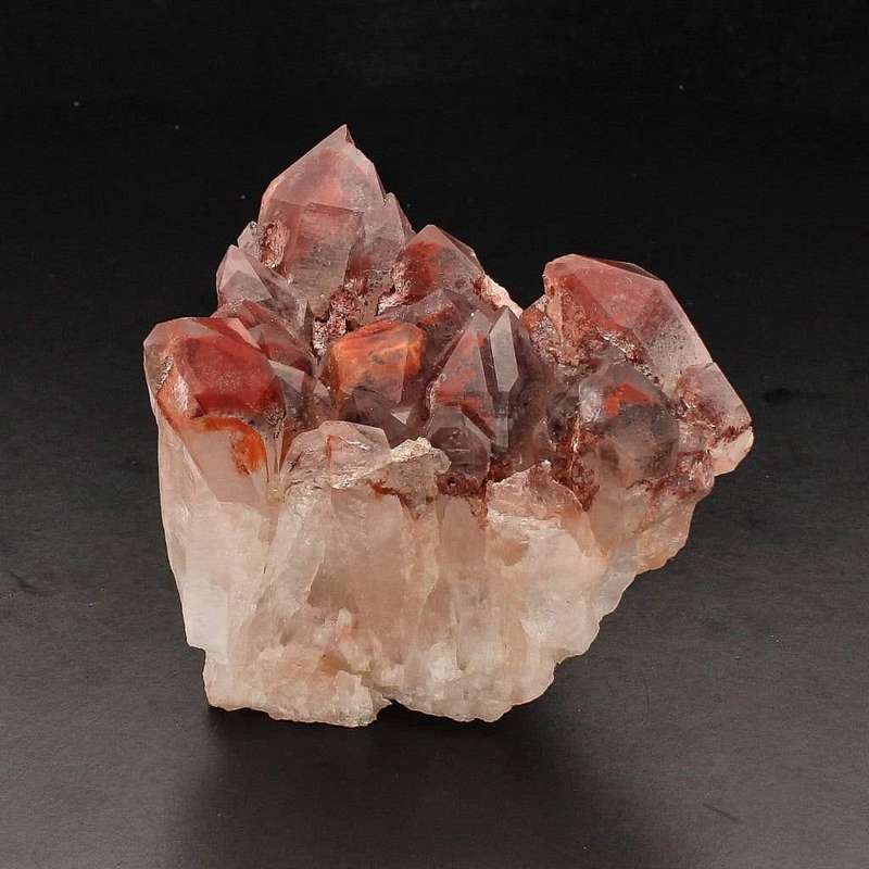 Hematite-Enriched Orange River Quartz