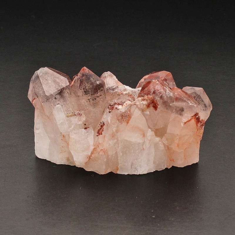 Rare Hematite Orange Quartz Crystal