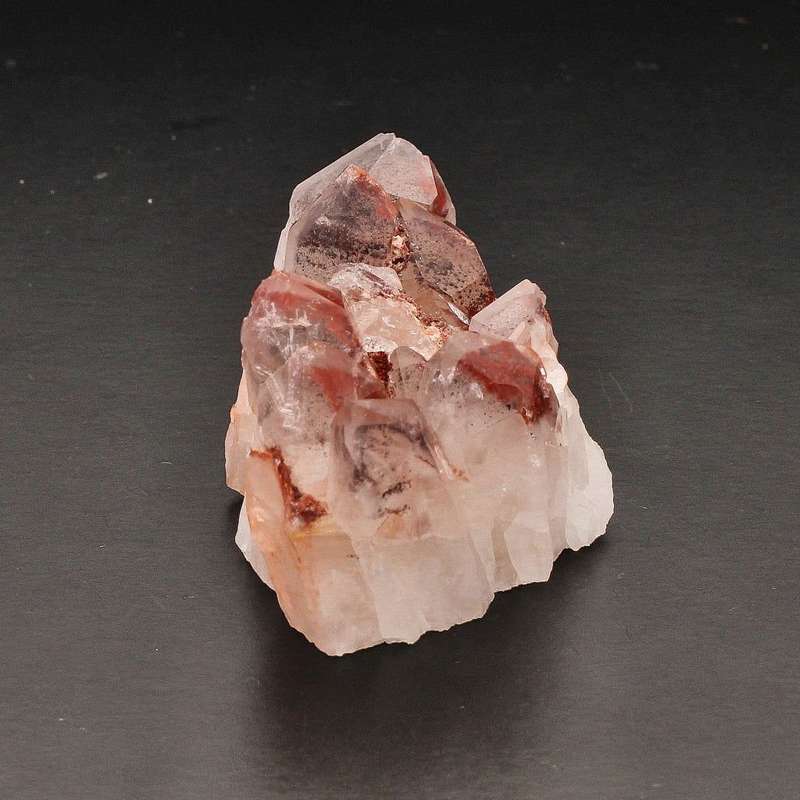 Rare Hematite Orange Quartz Crystal