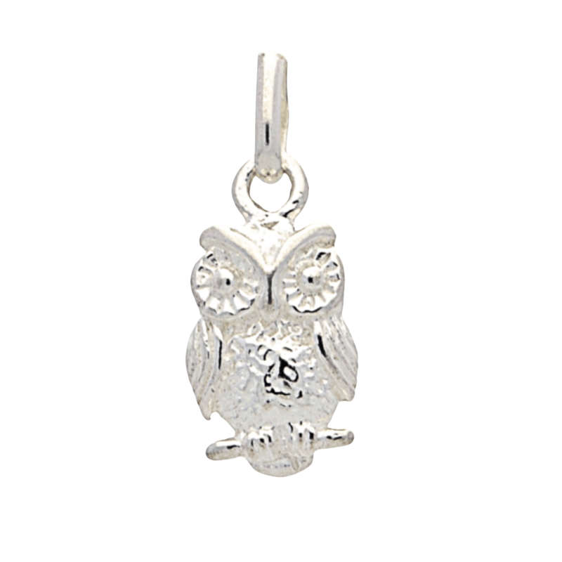 Mystical Owl Sterling Silver Necklace