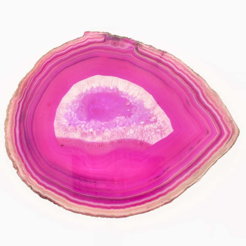 Pink Agate Slice for Inner Peace