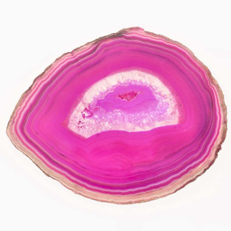 Pink Agate Slice for Inner Peace