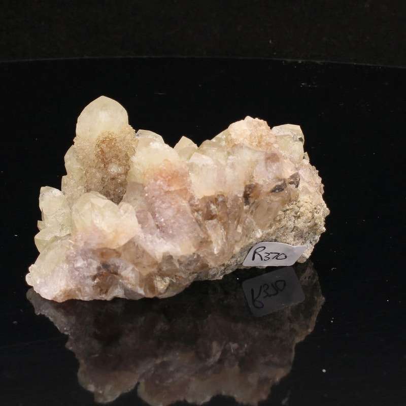Prasiolite on Amethyst Cluster from Riemvasmaak: South African Splendor