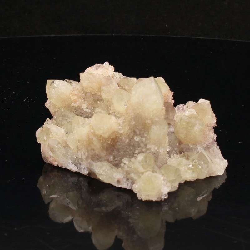 Prasiolite on Amethyst Cluster from Riemvasmaak: South African Splendor