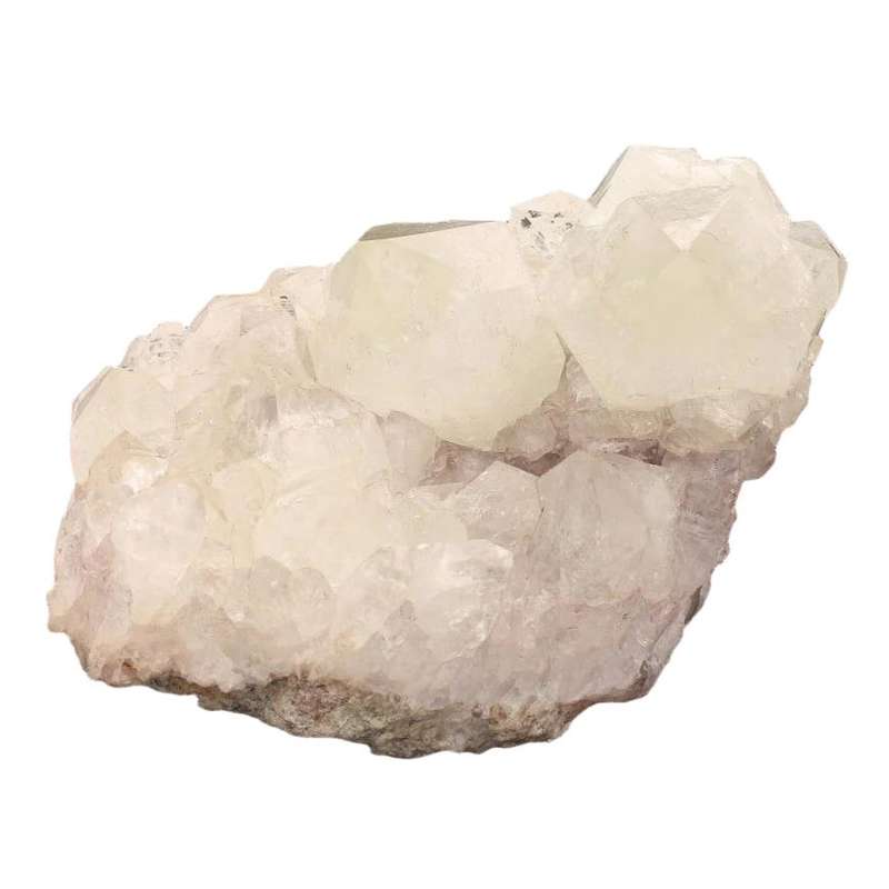 Prasiolite on Amethyst Crystal: Riemvasmaak's Radiant Duo