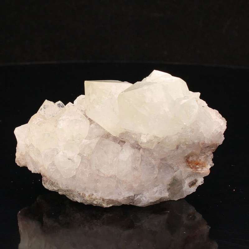 Prasiolite on Amethyst Crystal: Riemvasmaak's Radiant Duo
