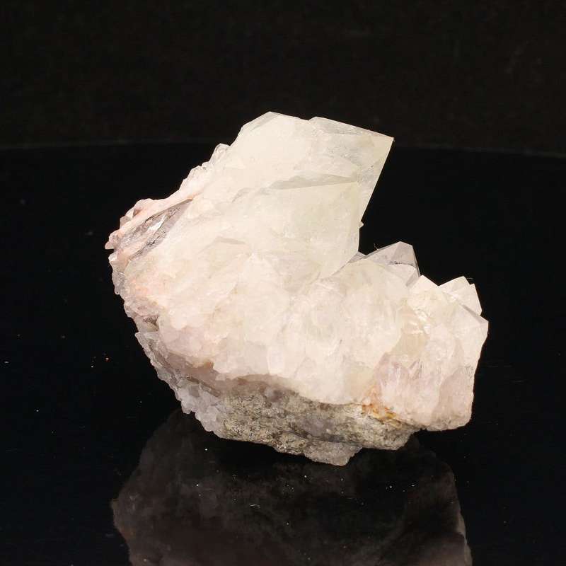 Prasiolite on Amethyst Crystal: Riemvasmaak's Radiant Duo