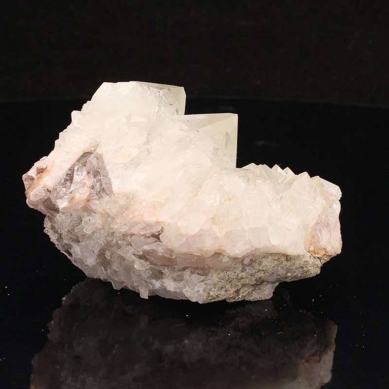 Prasiolite on Amethyst Crystal: Riemvasmaak's Radiant Duo