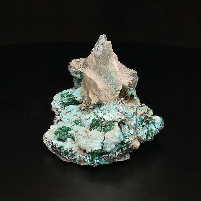 Malachite & Chrysocolla Quartz Beauty