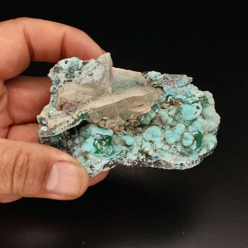Malachite & Chrysocolla Quartz Beauty