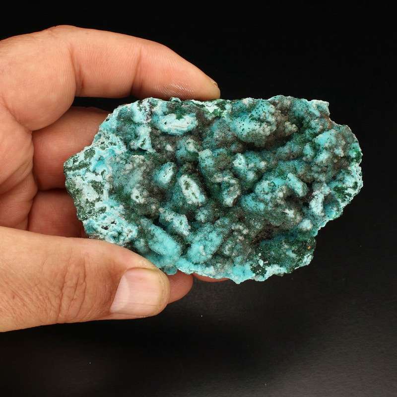 Mystic Druzy Quartz with Malachite Magic