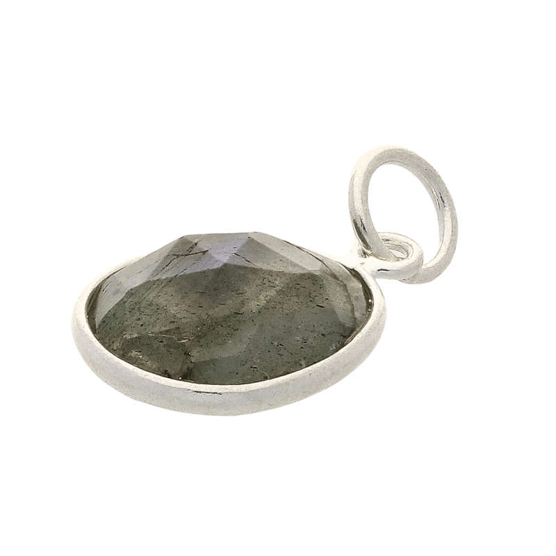 Radiant Reversible Labradorite Sterling Silver Necklace
