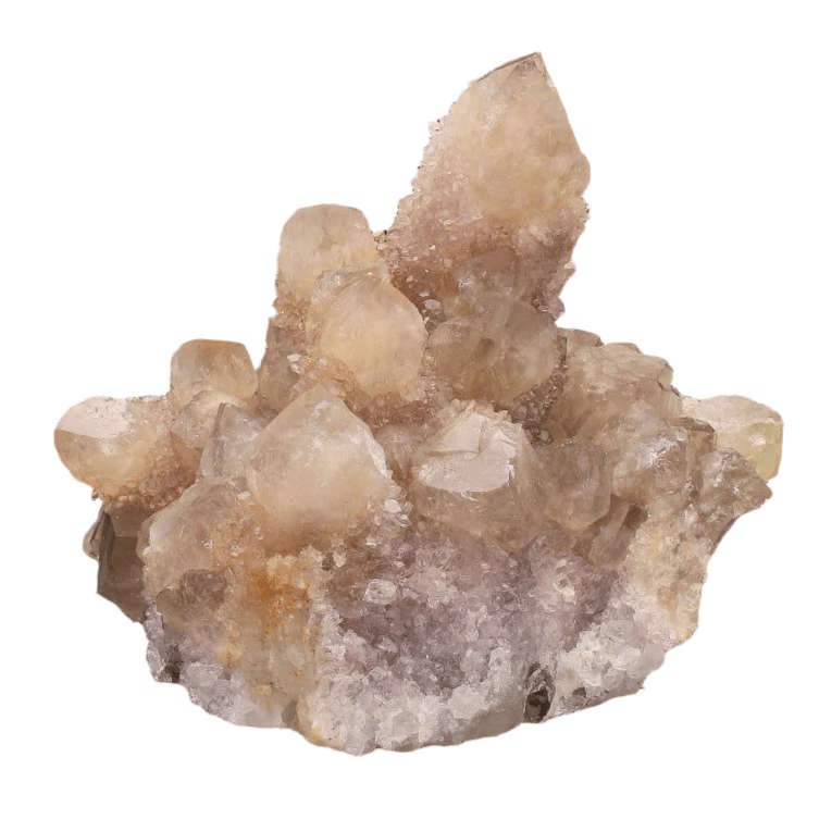 Riemvasmaak Prasiolite on Amethyst: Nature's Dual Beauty