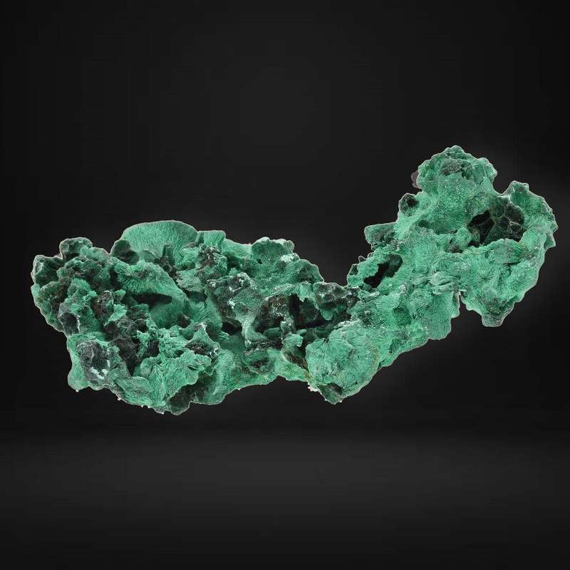 Silky Fibrous Malachite from Miringi Mine