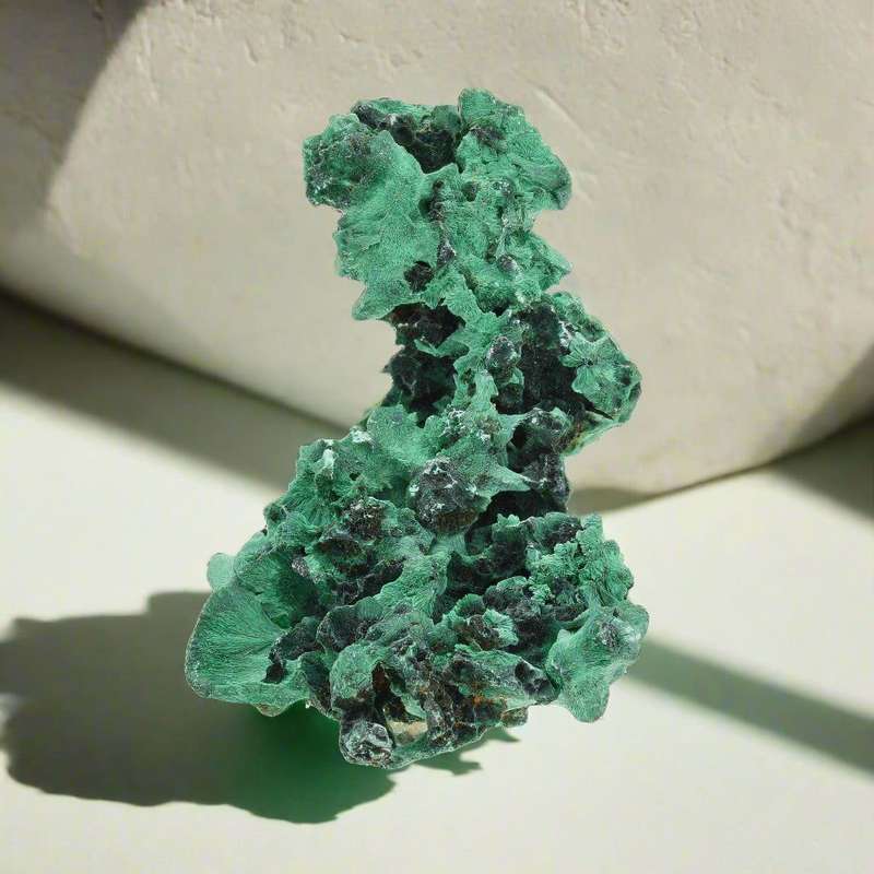 Silky Fibrous Malachite from Miringi Mine