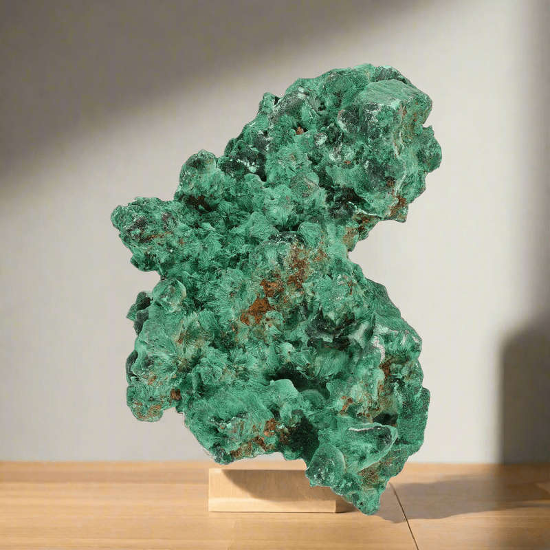 Silky Fibrous Malachite from the Legendary Miringi Mine