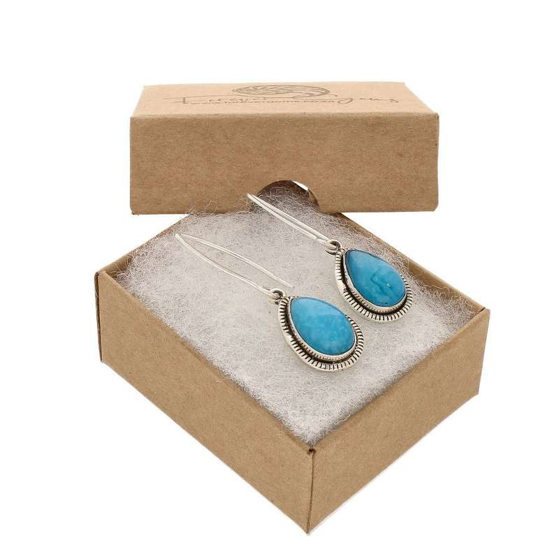 Smithsonite Sterling Silver Earrings