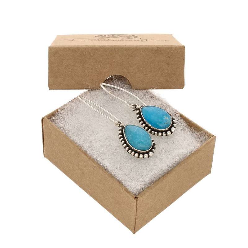 Smithsonite Sterling Silver Earrings